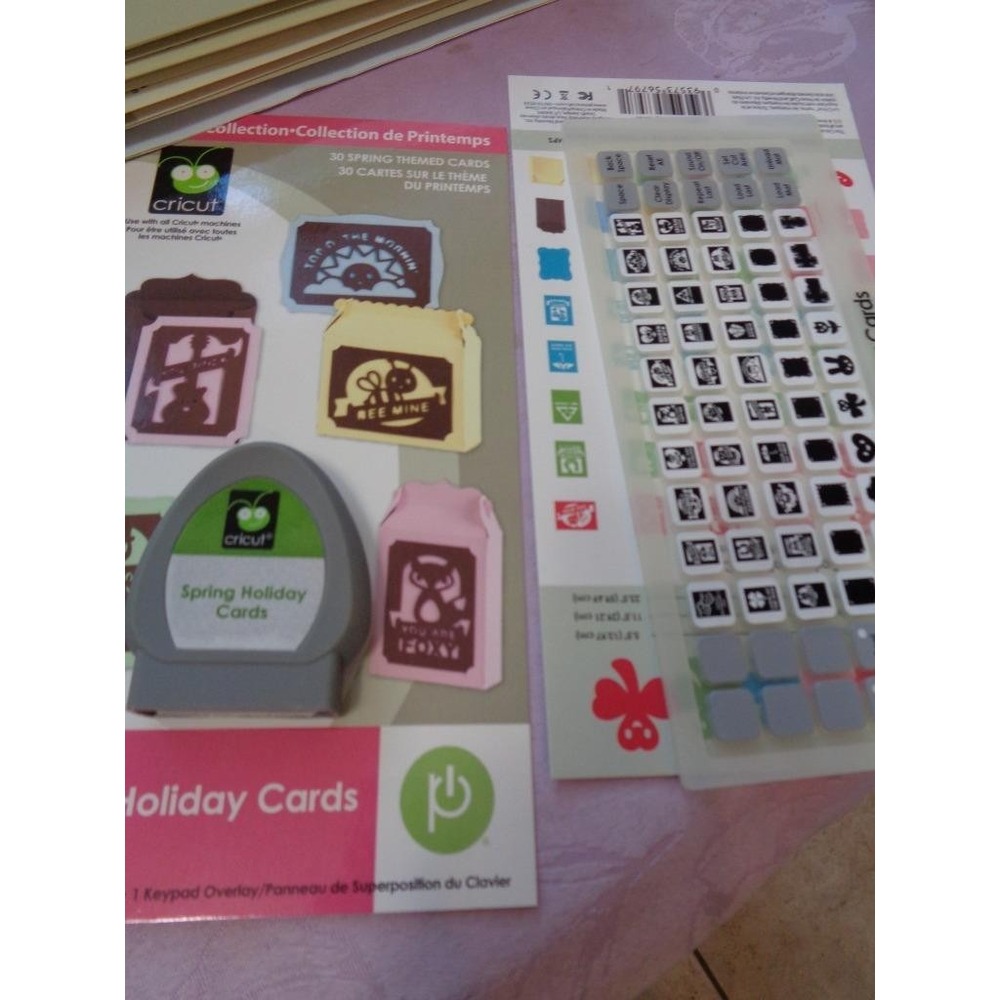 Cricut Die Cut Cartridge SPRING HOLIDAY CARDS Scrapbooking